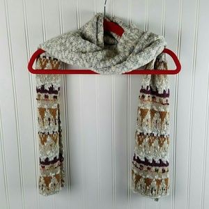 NWT Prince and Fox multi colored winter scarf